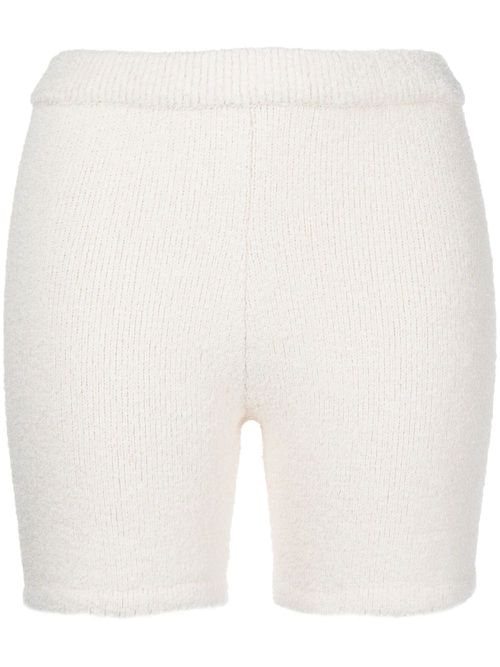 Cotton bycicle shorts - White