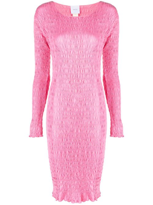 Smocked organic cotton dress - Pink