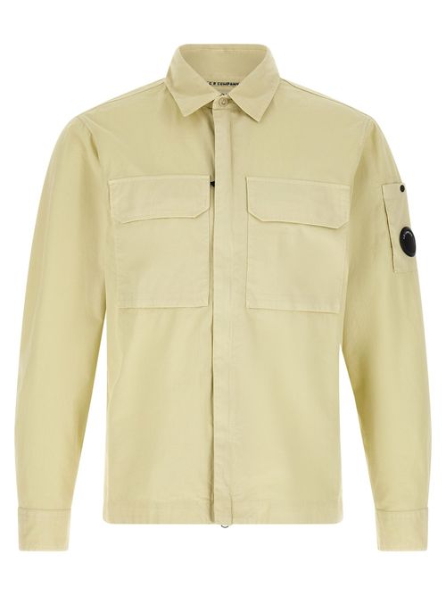 Lens Overshirt — Beige