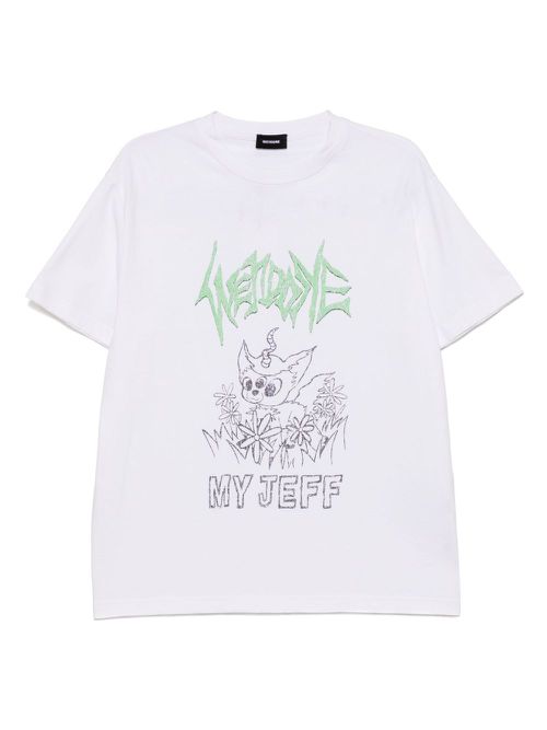 We11done My Jeff Print T-shirt - White