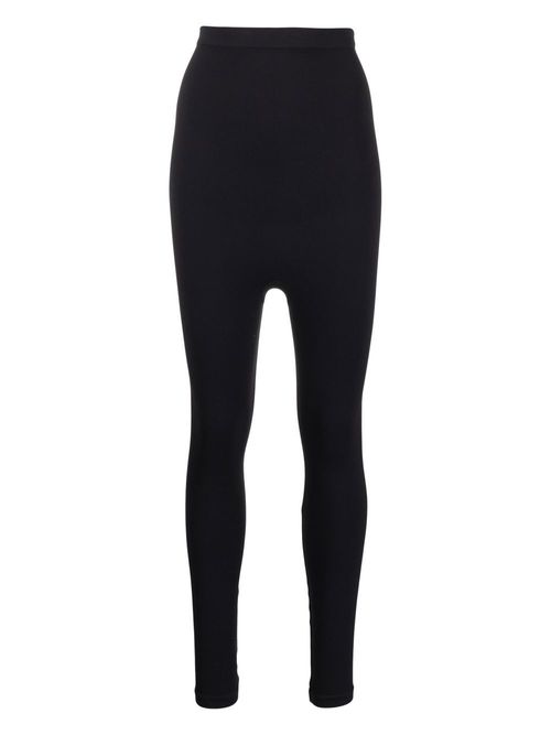 High-waist leggings - Black