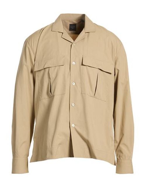 Man Shirt Beige Size 15 ¾ Cotton, Polyester