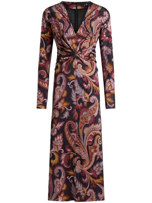 All-over print dress - Pink