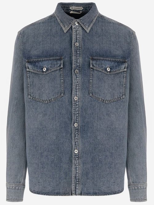 J. W. Anderson Cotton Denim Shirt With Logo