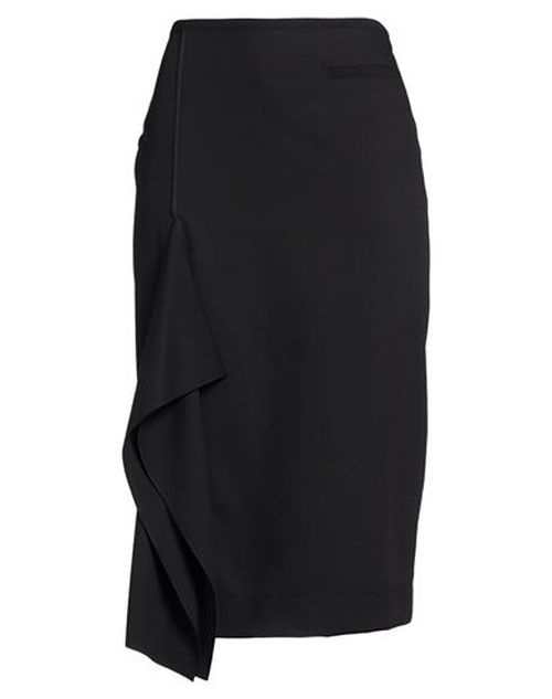 Sketch Out Woman Midi skirt Black Size 10 Polyester, Viscose, Elastane