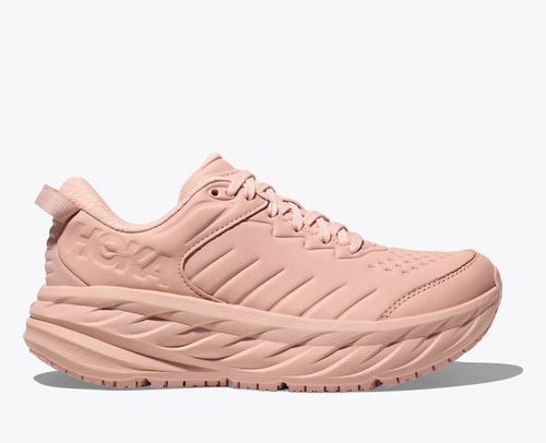 HOKA Women's Bondi SR Shoes in Peach Whip/Peach Whip