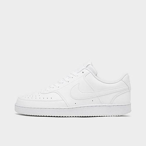Men's Court Vision Low Next Nature Casual Shoes in White/White/White