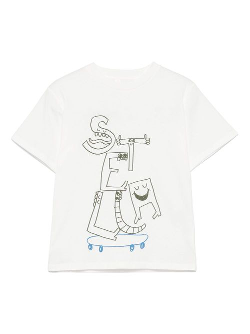 Graphic-print T-shirt - White