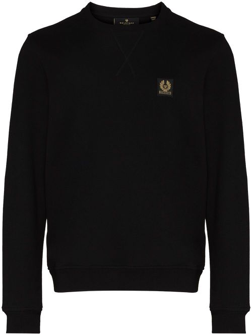 Logo-patch sweatshirt - Black