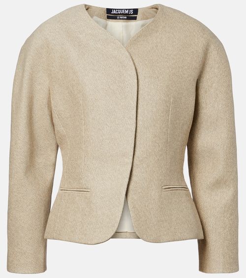 Ovalo cotton and linen jacket
