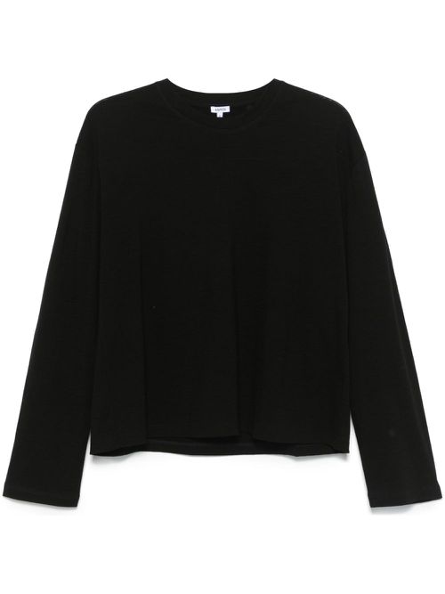 Wool T-shirt - Black