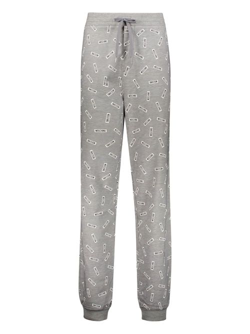 All-over logo-print trousers - Grey