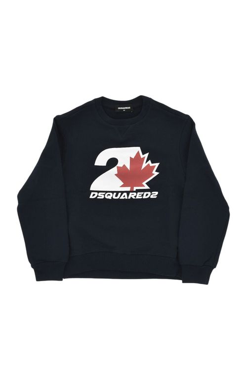 Boys Navy Blue Graphic Sweatshirt