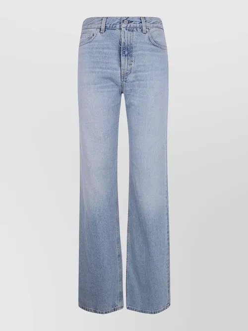 Haikure - korea bootcut jeans wide leg trouser