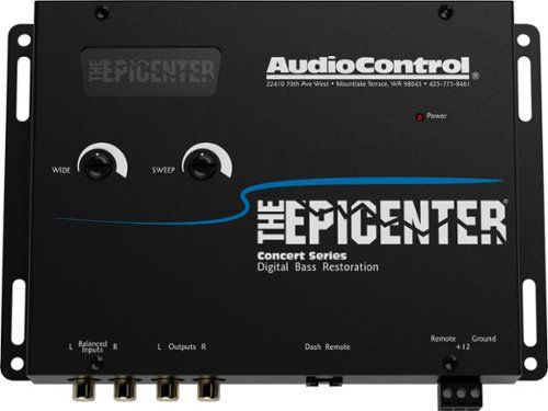 The Epicenter Concert Series Digital Bass Restoration Processor - Black