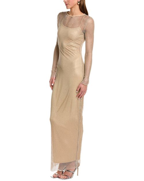 Rare London Diamante Maxi Dress