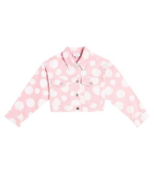 Marc Jacobs Kids Polka-dot denim jacket