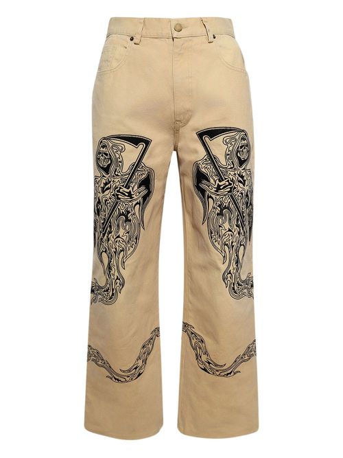 Warren Lotas cotton straight jeans - Neutrals