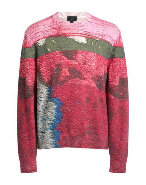 Dunhill Man Sweater Fuchsia Size S Wool