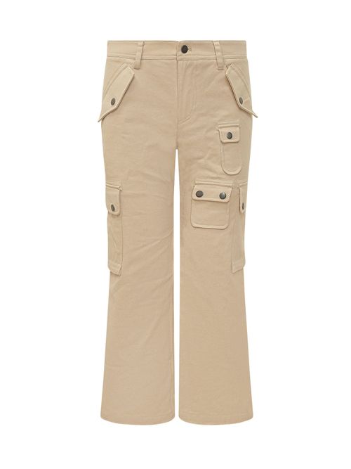 Straight-Leg Cargo Trousers with Pockets