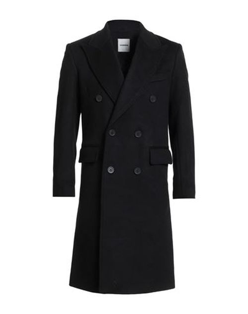 Man Coat Black Size XS Virgin Wool, Cashmere, Polyester