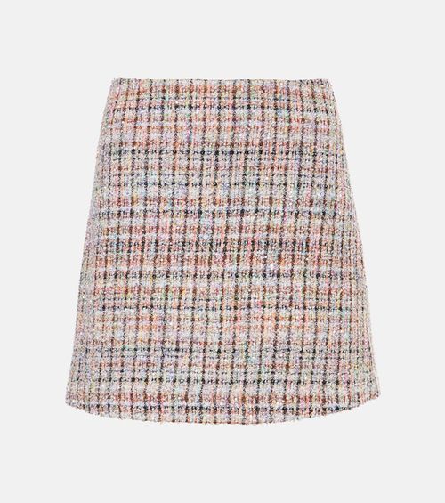 Missoni Sequined checked bouclé minidress