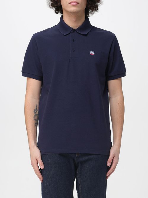 Polo Shirt Men color Blue