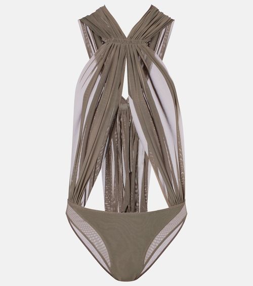 Miami cutout sheer tulle bodysuit