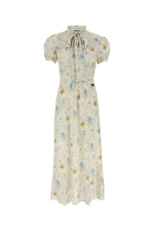 Printed Silk Dress