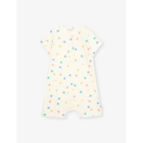Dinky Sun-Print Cotton Romper
