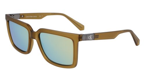 Gold Mirror Square Unisex Sunglasses CKJ23659S 309 55