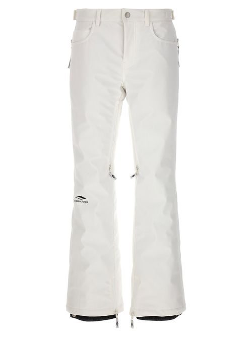 Waterproof Flared Ski Pants — Cream