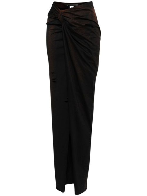 Bleached effect skirt - Black