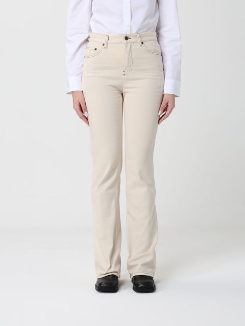 Pants Woman color Beige