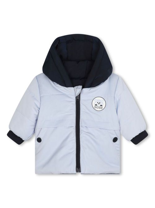 Reversible puffer jacket - Blue