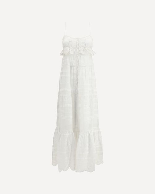 Paule long ruffled Dress Female 38
