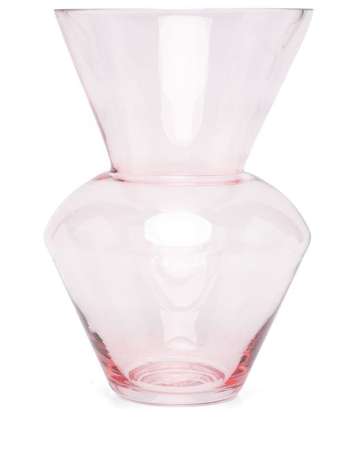 X Browns Neck glass vase (35cm) - Pink