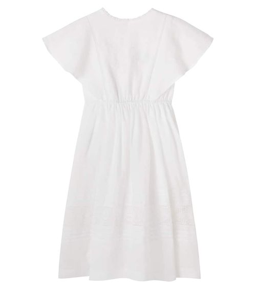 Emilie embroidered ramie dress