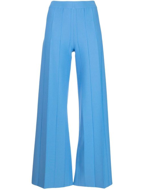 Tailored cropped trousers - Blue