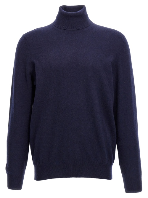 Cashmere Turtleneck Turtleneck Sweater — Blue