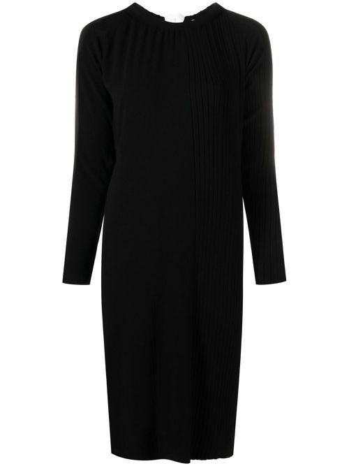 Round-neck dress - Black