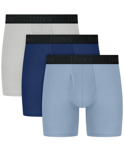 Men's Ultimate Comfort Flex Fit Boxer Briefs, 3-Pack - Assorted Colors