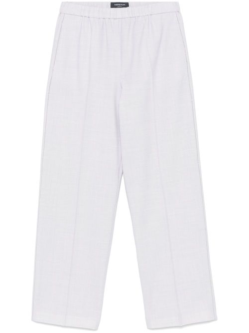 Bead-trim trousers - Grey