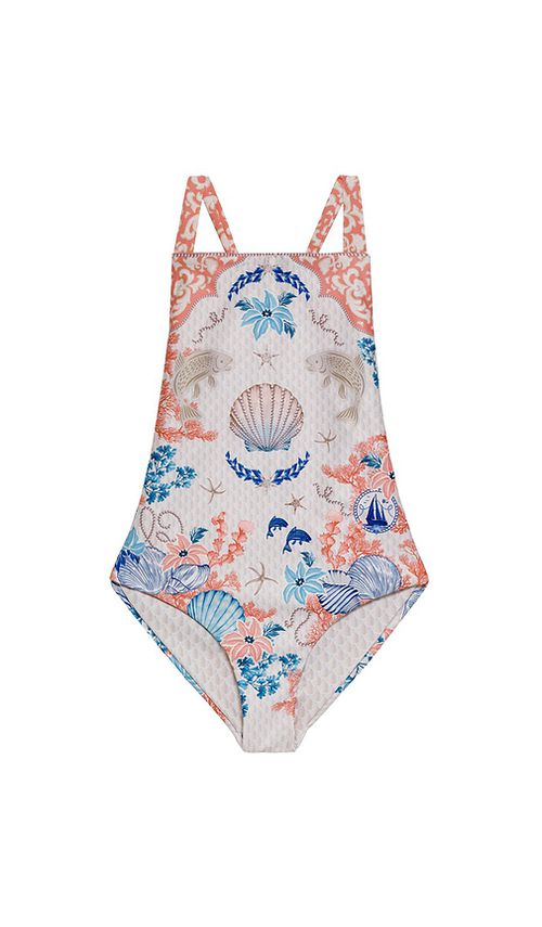 Agua Bendita Amina Sereia One Piece Swimsuit in White. 2. Also