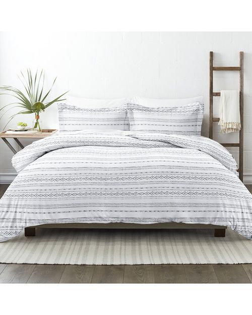 Ultra Soft Geo Threads 3Pc Duvet Set