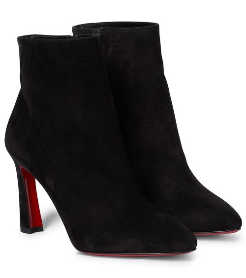 Christian Louboutin Eleonor 85 suede ankle boots