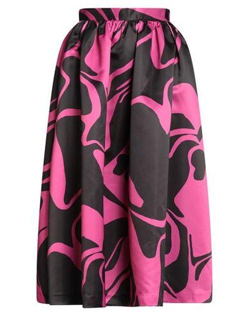 Woman Midi skirt Fuchsia Size 4 Polyester