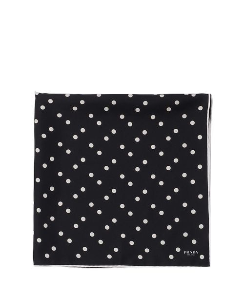Printed Silk Twill Scarf