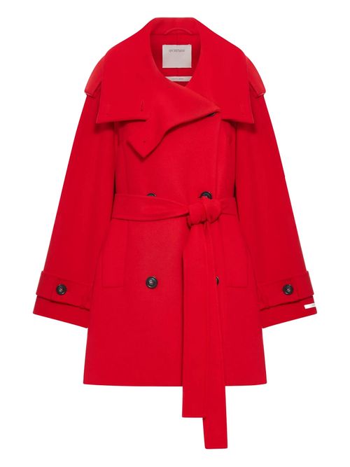 Short Coat With Belt