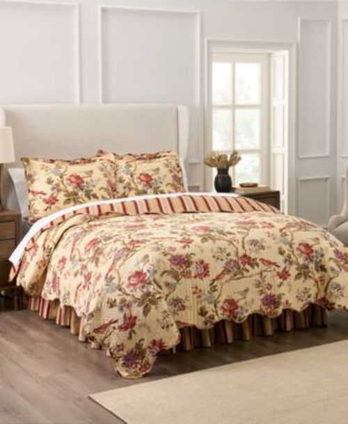 Charleston Chirp Cotton Quilt Set
